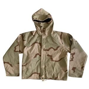 US Military Men’s Size S Short Chemical Protective NFR Desert Overgarment Coat